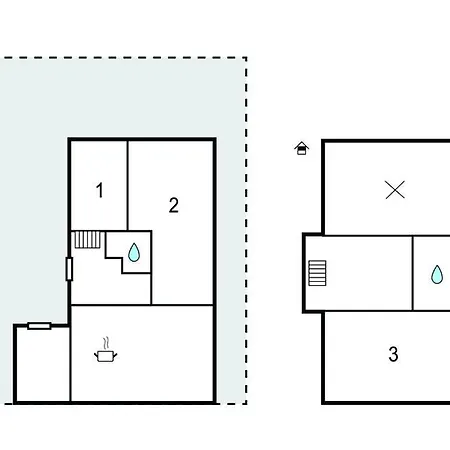 2 Bedroom In Ferienhaus *